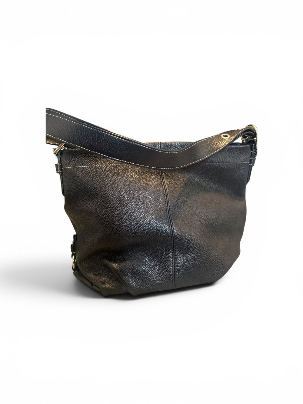 Classic Black Leather Hobo Bag - Timeless Everyday Carry